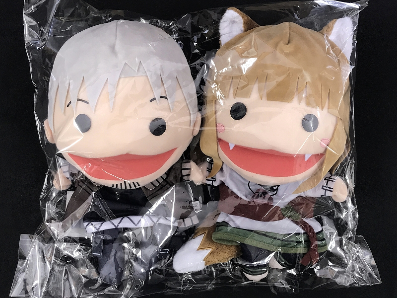 Spice and Wolf Kraft Lawrence & Holo Plush Doll Hand Puppet set