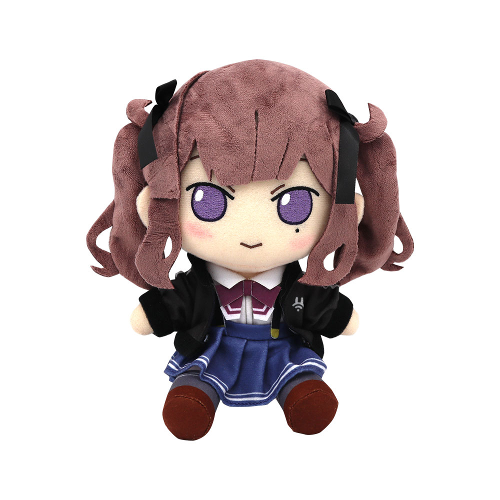 Natsuki Karin Osuwari Nuigurumi Plush Doll & Can Badge Pin AHS